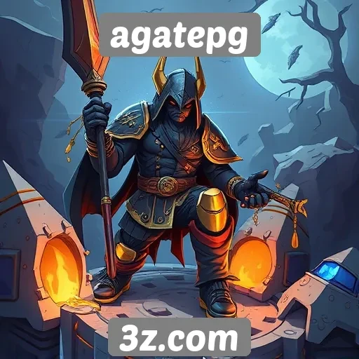 Exploração de mecânicas de jogo no site Agatepg